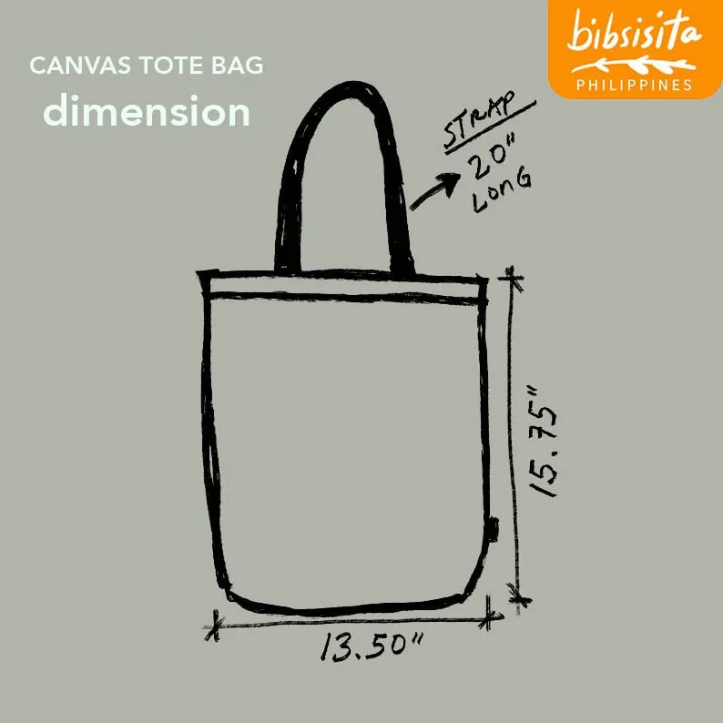 Bibsisita Canvas Tote Bag- WEEKEND