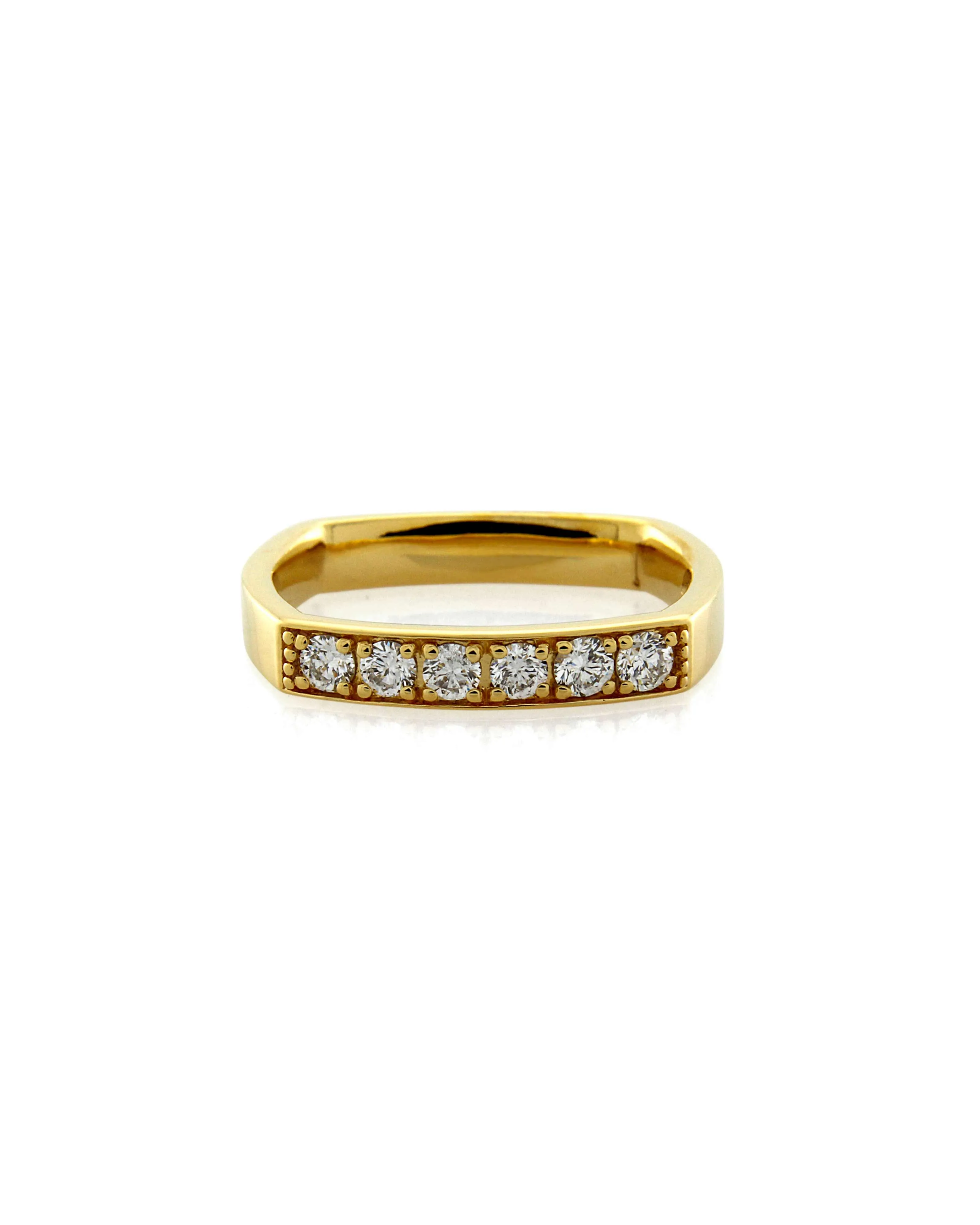 Boyfriend Ring - White Diamond