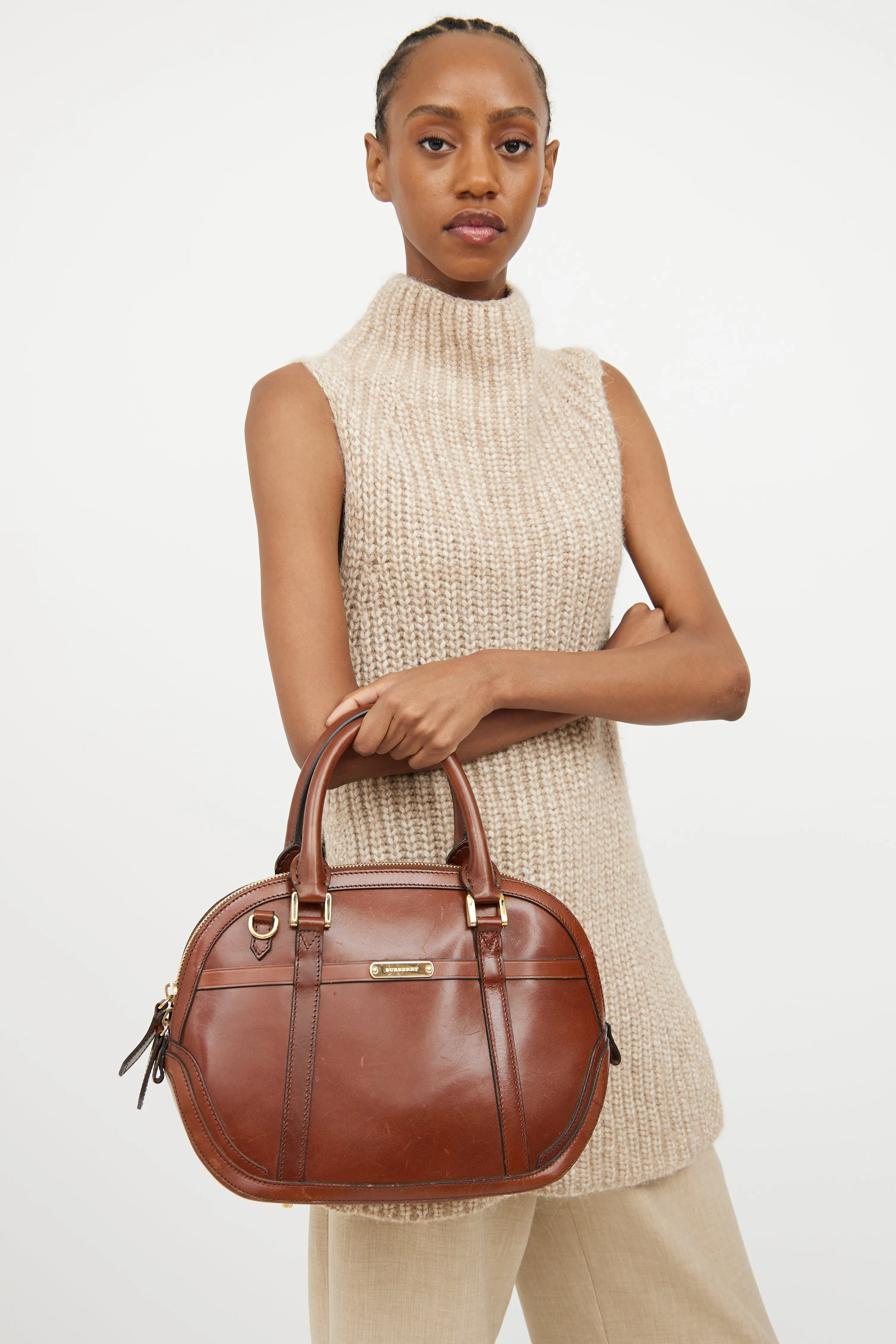 Brown Bridle Orchard Bowling Bag