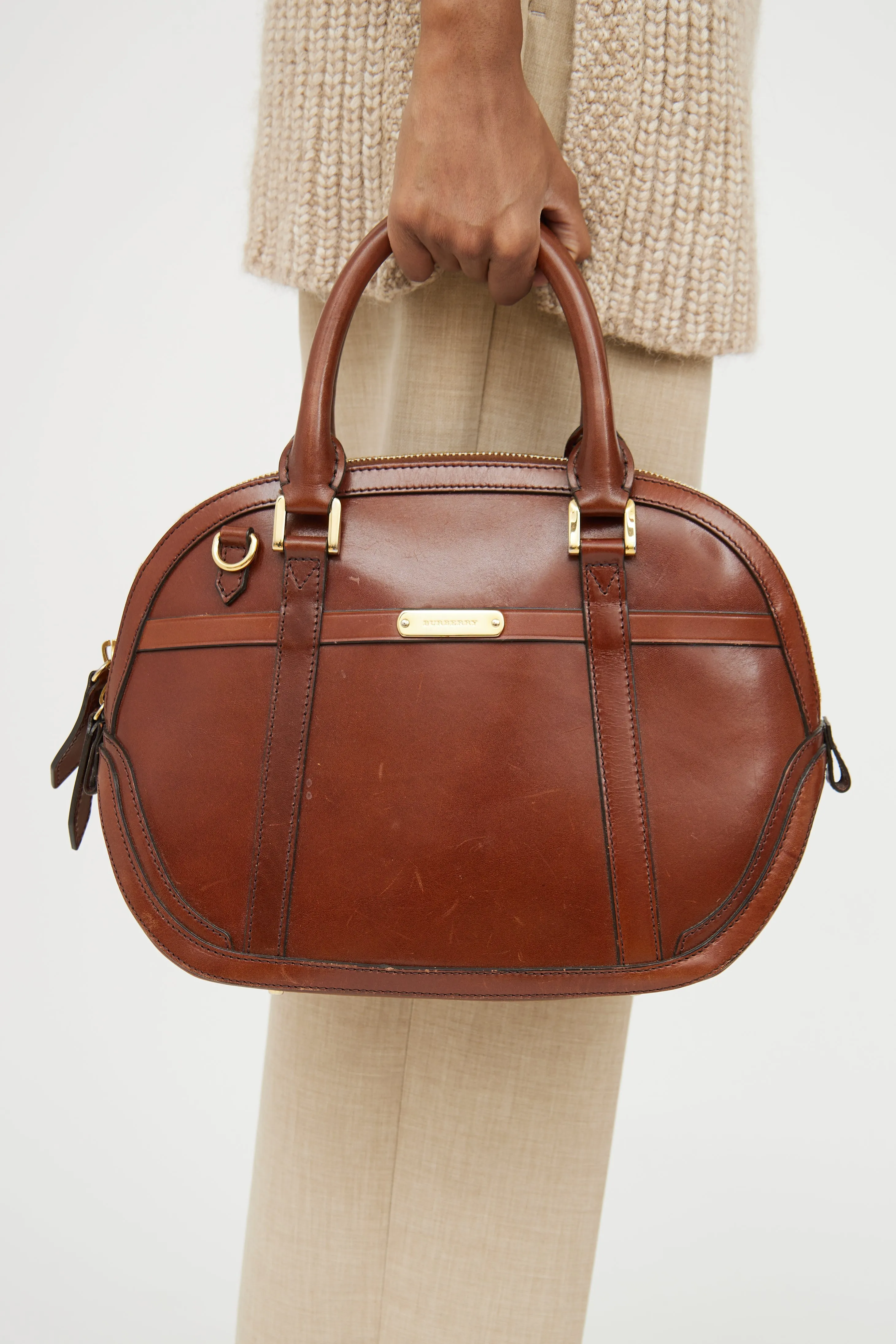 Brown Bridle Orchard Bowling Bag