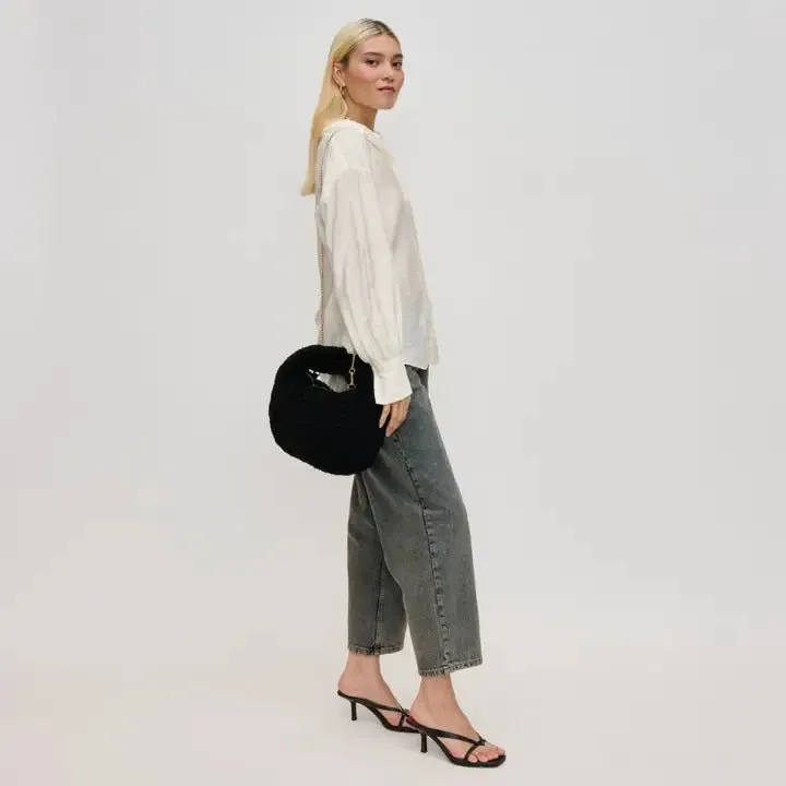 Charlene Sherpa Shearling Shoulder Bag