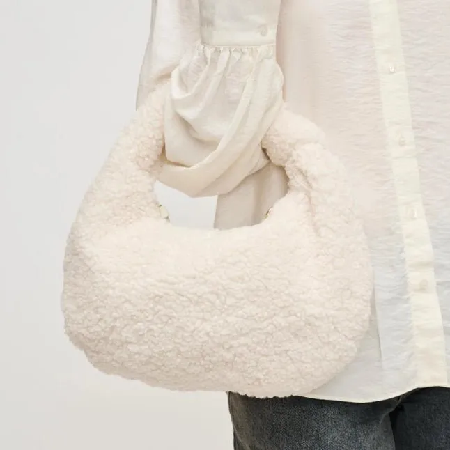 Charlene Sherpa Shearling Shoulder Bag
