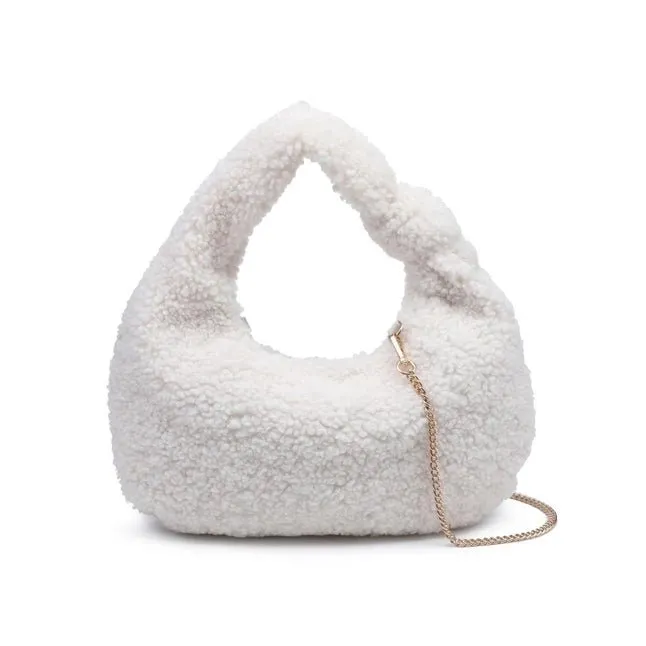 Charlene Sherpa Shearling Shoulder Bag