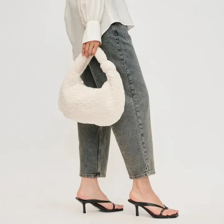 Charlene Sherpa Shearling Shoulder Bag