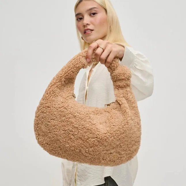Charlene Sherpa Shearling Shoulder Bag