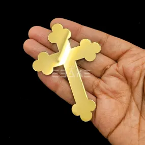Cross Cake Topper for Baptism, First Holy Communion (Single Piece)