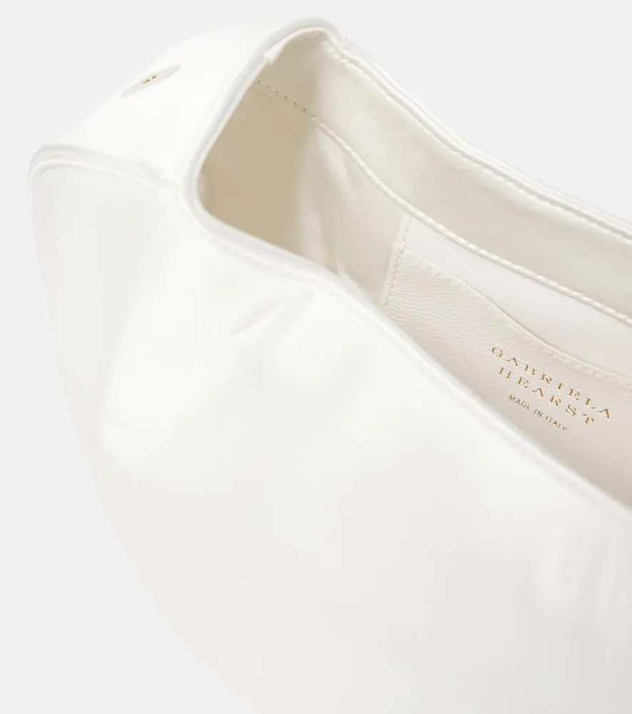 Gabriela Hearst Soft Demi satin clutch