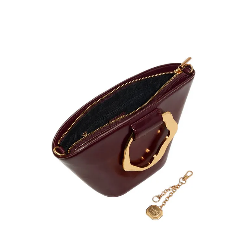 GOLDENVIEW SATCHEL - BORDO