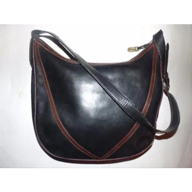 Gucci RARE black leather Jackie hobo with brown & horse bit accents