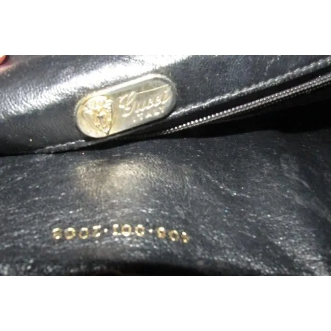 Gucci RARE black leather Jackie hobo with brown & horse bit accents