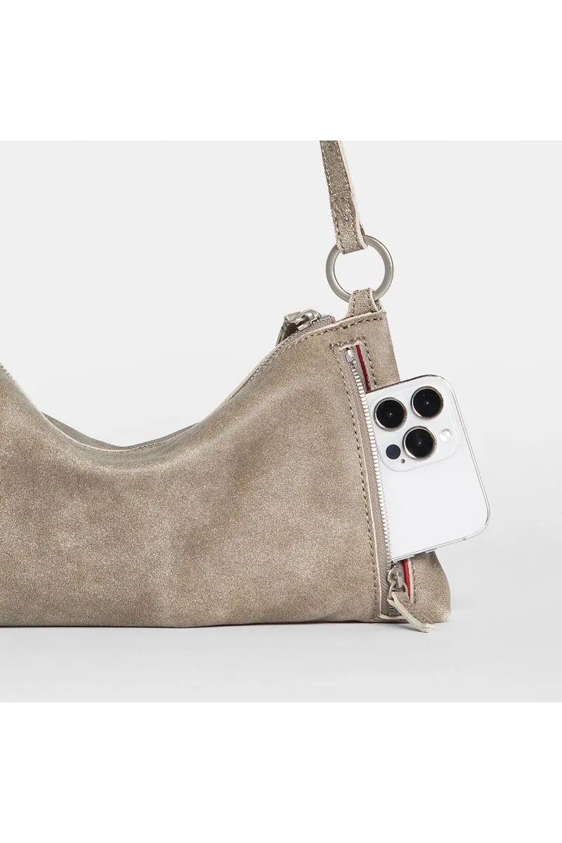 Hammitt Kyle Shoulder Bag | Pewter/Brushed Silver