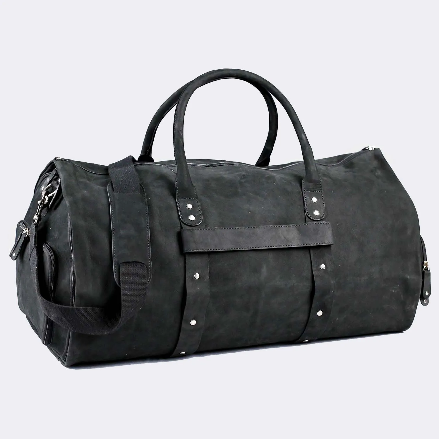 Haramosh Men's Leather Weekend Bag