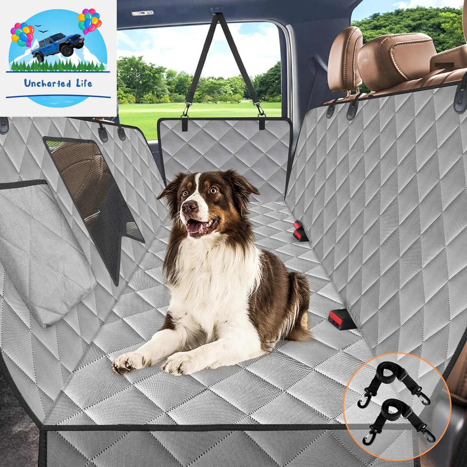 Kytely Dog Car Seat Cover: Waterproof, Anti-Slip, & Hammock Style