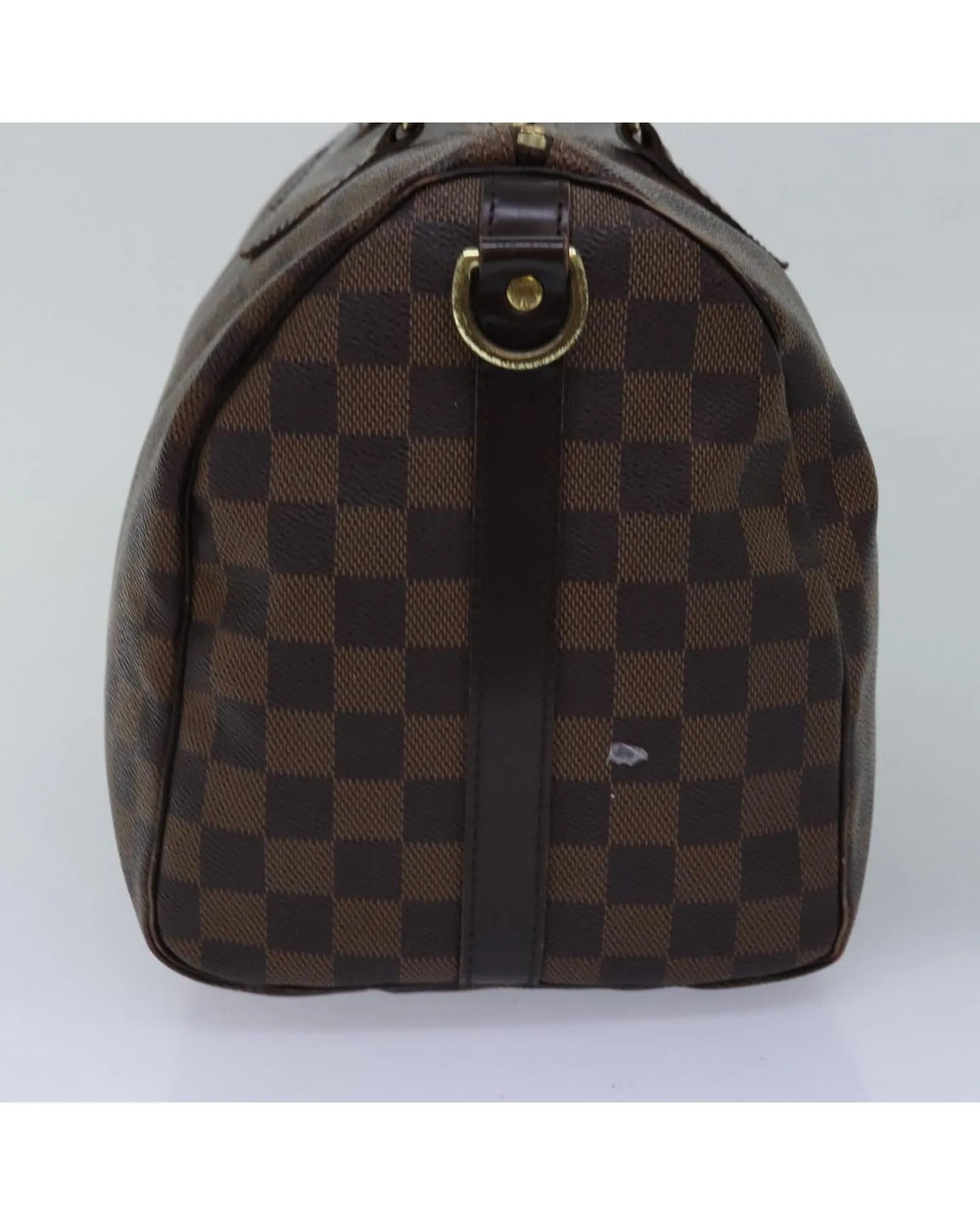 LOUIS VUITTON Speedy 30 Damier Azur Canvas Handbag