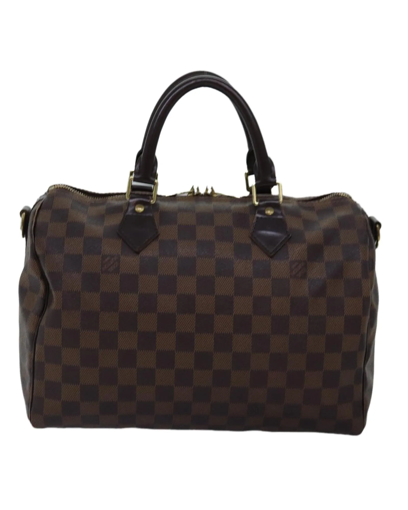 LOUIS VUITTON Speedy 30 Damier Azur Canvas Handbag