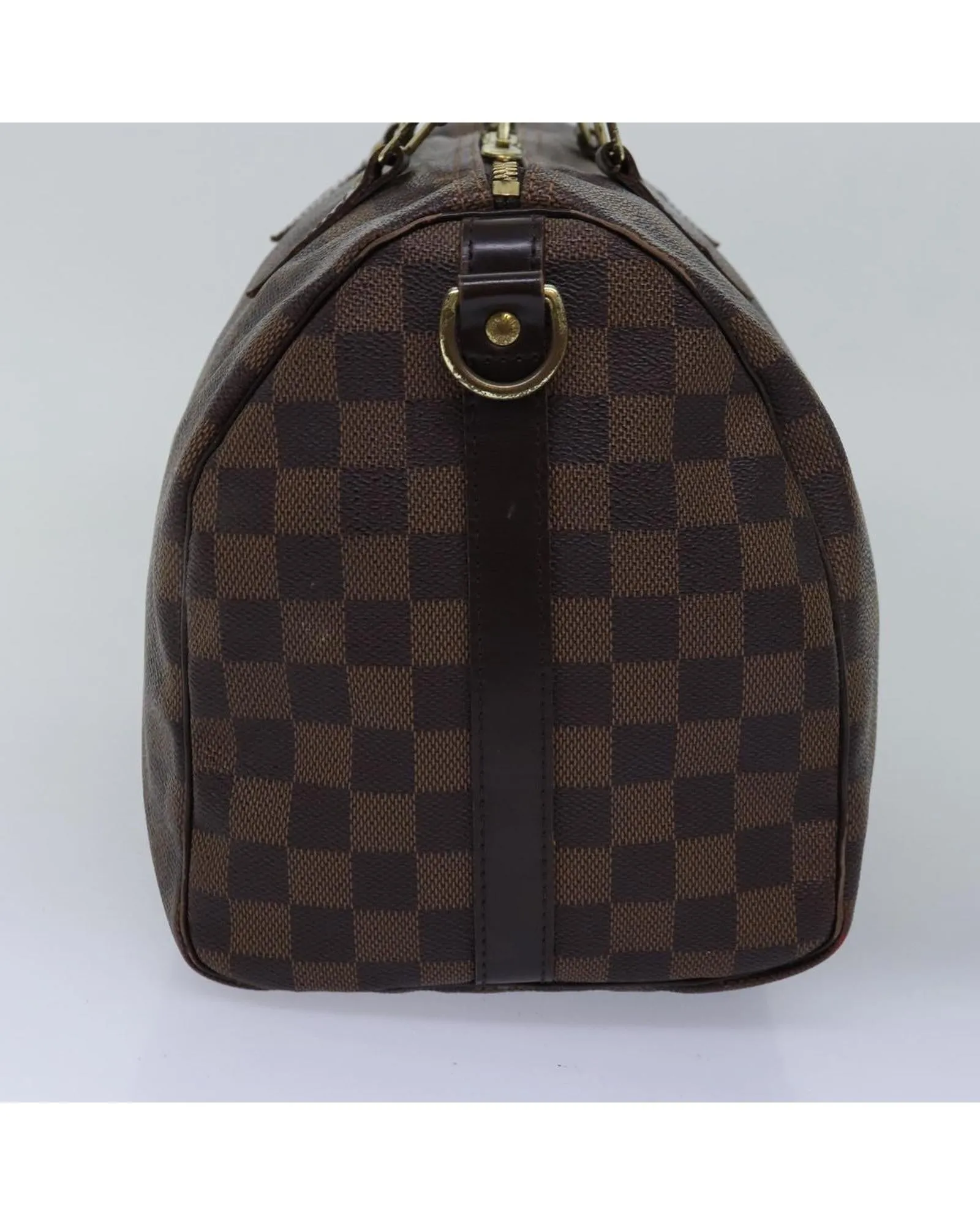 LOUIS VUITTON Speedy 30 Damier Azur Canvas Handbag