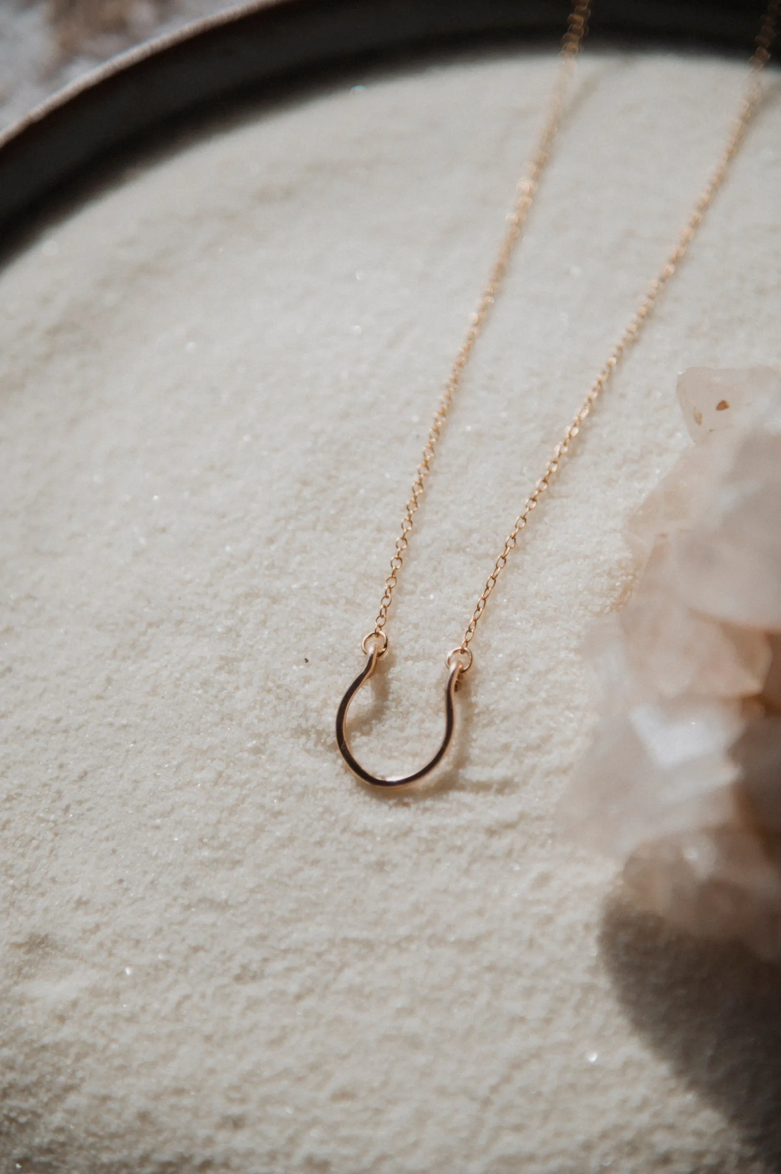 Mini Lucky Horse Shoe Necklace