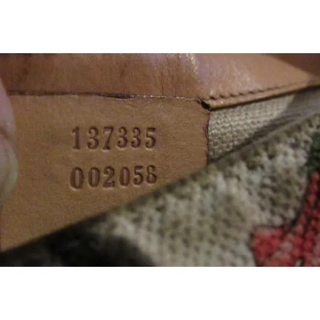 RARE, Gucci, unique, flora design fabric and nude leather, 1961 Jackie hobo style purse with vibrant colors, a gold piston closure