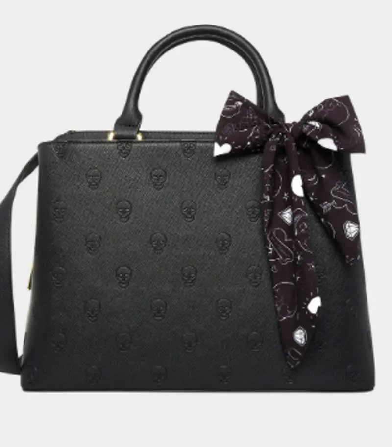SKULLICIOUS SATCHEL BLACK | RE:LUV