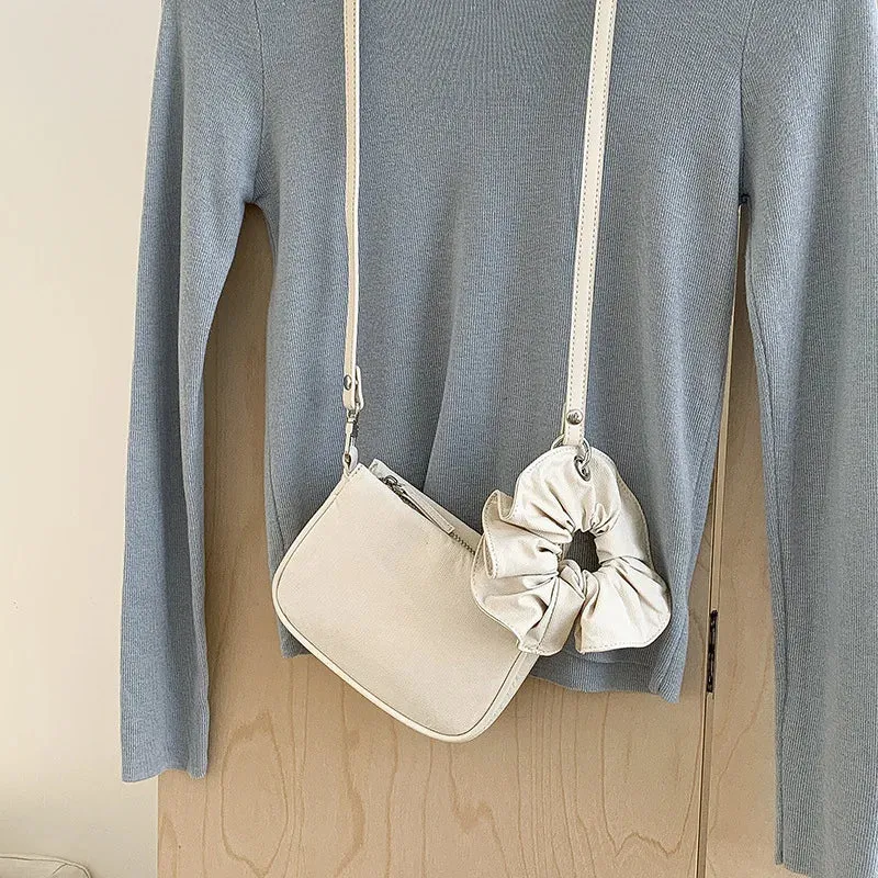 Uakiss All Match Fairy Elegant Handbags Women Grunge Fashion Office Lady Crossbody Bags Y2k Aesthetic Chic Shoulder Bag Casual Trendy