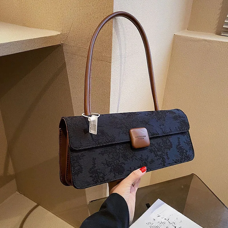 Uakiss Fashion Simple Purses and Handbags Women Fairy Y2k Aesthetic Trendy Casual Shoulder Bags Luxury Design Office Lady Underarm Bag