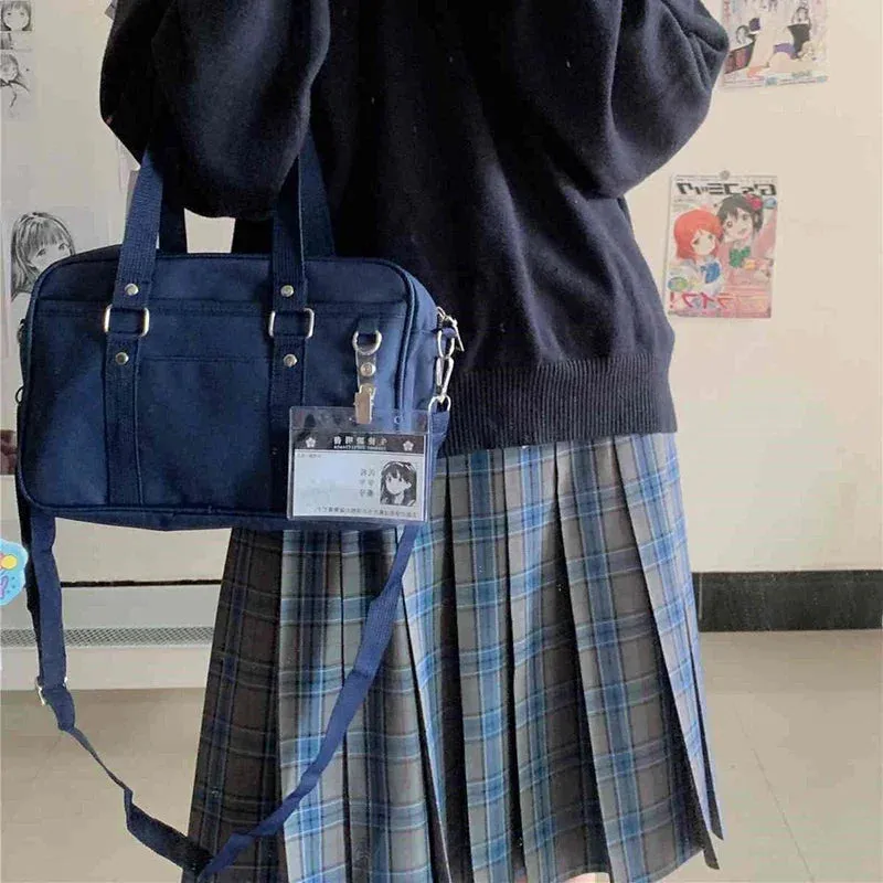 Uakiss Harajuku Women's Bag Trend Fashion Japanese Style JK Uniform Crossbody Shoulder Bags Casual Daily Students Bolso Mujer